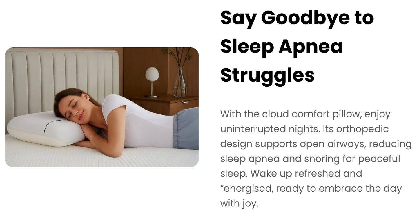 Rebound Memory Foam Cloud Pillow